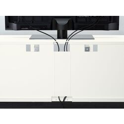 Гостиная Ikea Besta/Lappviken стекло/ящик c нажимными направляющими 180x42x192 (Белый) Thumb