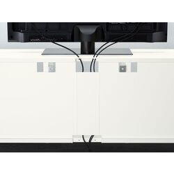 Гостиная Ikea Besta/Lappviken стекло/ящик c нажимными направляющими 300x42x231 (Белый) Thumb