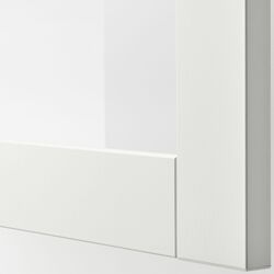 Living Ikea Besta/Lappviken sticla/sina sertar cu inchidere lina 300x42x231 (Alb) Thumb