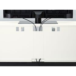 Living Ikea Besta/Lappviken sticla/sina sertar cu inchidere lina 300x42x231 (Alb) Thumb