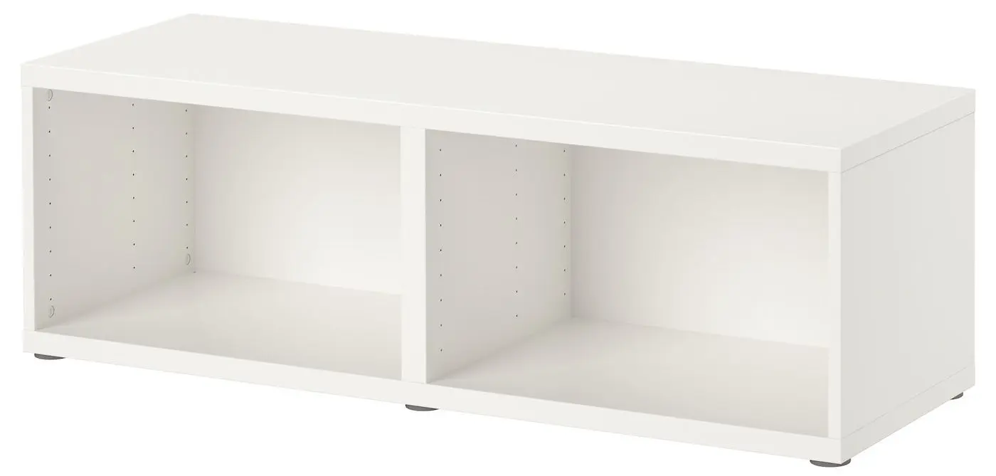 Living Ikea Besta/Lappviken glisiera sertar cu sistem apasare 240x42x230 (Alb)