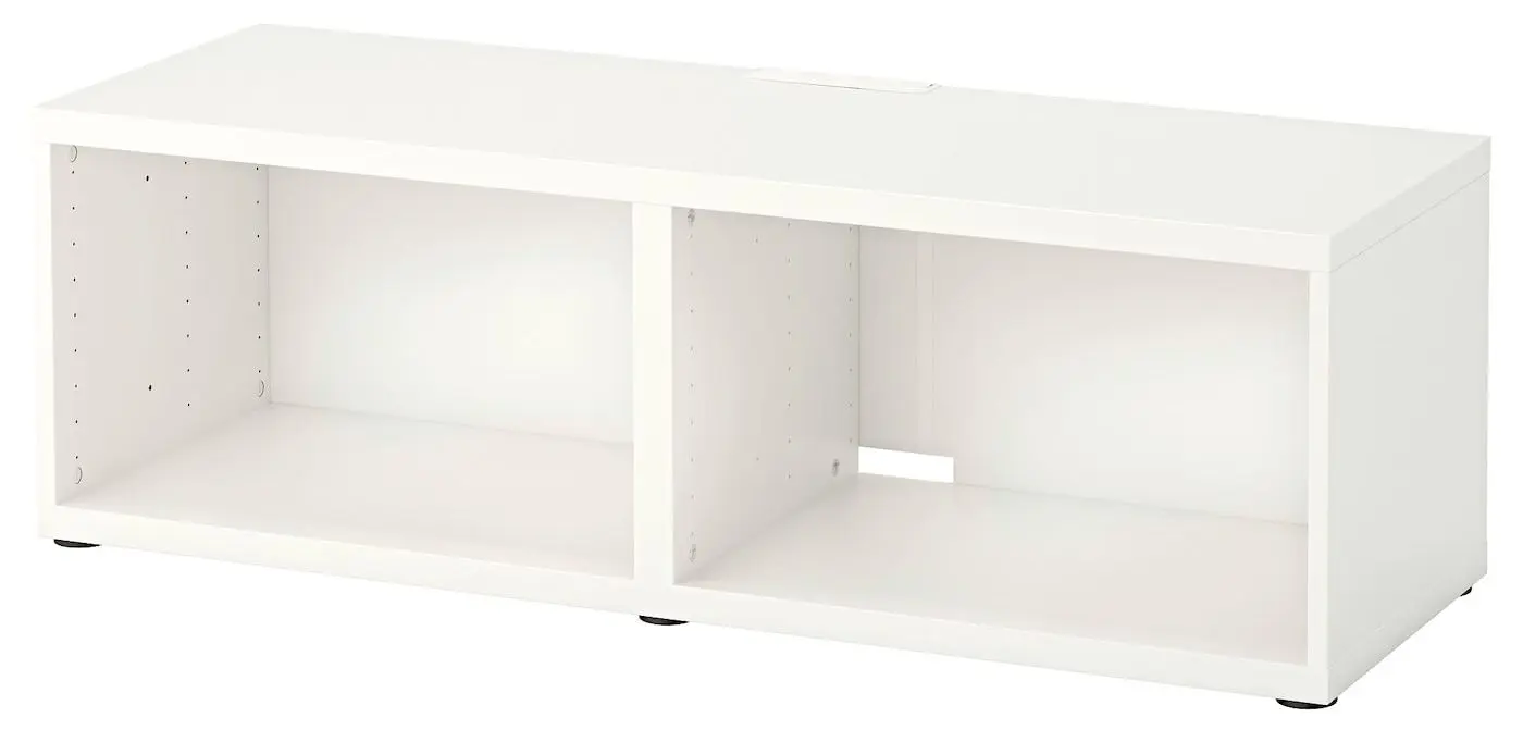Living Ikea Besta/Lappviken glisiera sertar cu sistem apasare 240x42x230 (Alb)