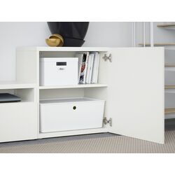 Living Ikea Besta usi sticla 300x42x211 (Alb/Lappviken sticlă alb) Thumb