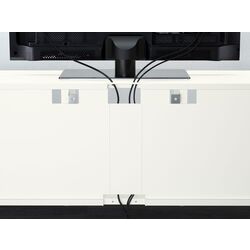 Living Ikea Besta/Smeviken/Ostvik sina sertar cu inchidere lina 300x42x231 (Alb) Thumb