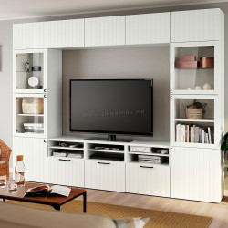 Living Ikea Besta/Sutterviken/Sindvik glisiera sertar cu sistem apasare 300x42x231 (Alb)