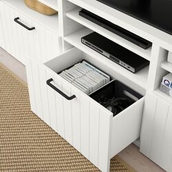 Гостиная Ikea Besta/Sutterviken/Sindvik ящик c нажимными направляющими 300x42x231 (Белый) Thumb