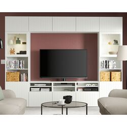 Гостиная Ikea Besta/Sutterviken/Sindvik ящик c нажимными направляющими 300x42x231 (Белый) Thumb