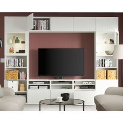 Гостиная Ikea Besta/Sutterviken/Sindvik ящик c нажимными направляющими 300x42x231 (Белый) Thumb