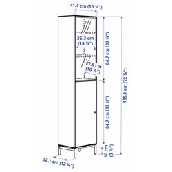 Living Ikea Boastad 203x185 (Negru/Furnir Stejar) Thumb