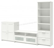 Living Ikea Brimnes 258x41x190 (Alb)