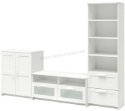 Living Ikea Brimnes 258x41x190 (Alb)