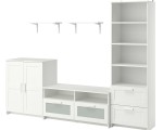 Living Ikea Brimnes/Bergshult 258x41x190 (Alb)