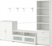 Living Ikea Brimnes/Bergshult 258x41x190 (Alb)