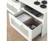 Living Ikea Brimnes/Burhult 338x41x190 (Alb)