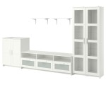 Living Ikea Brimnes/Burhult 338x41x190 (Alb)