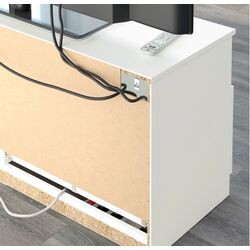 Living Ikea Brimnes cu sticla 320x41x190cm (Alb) Thumb