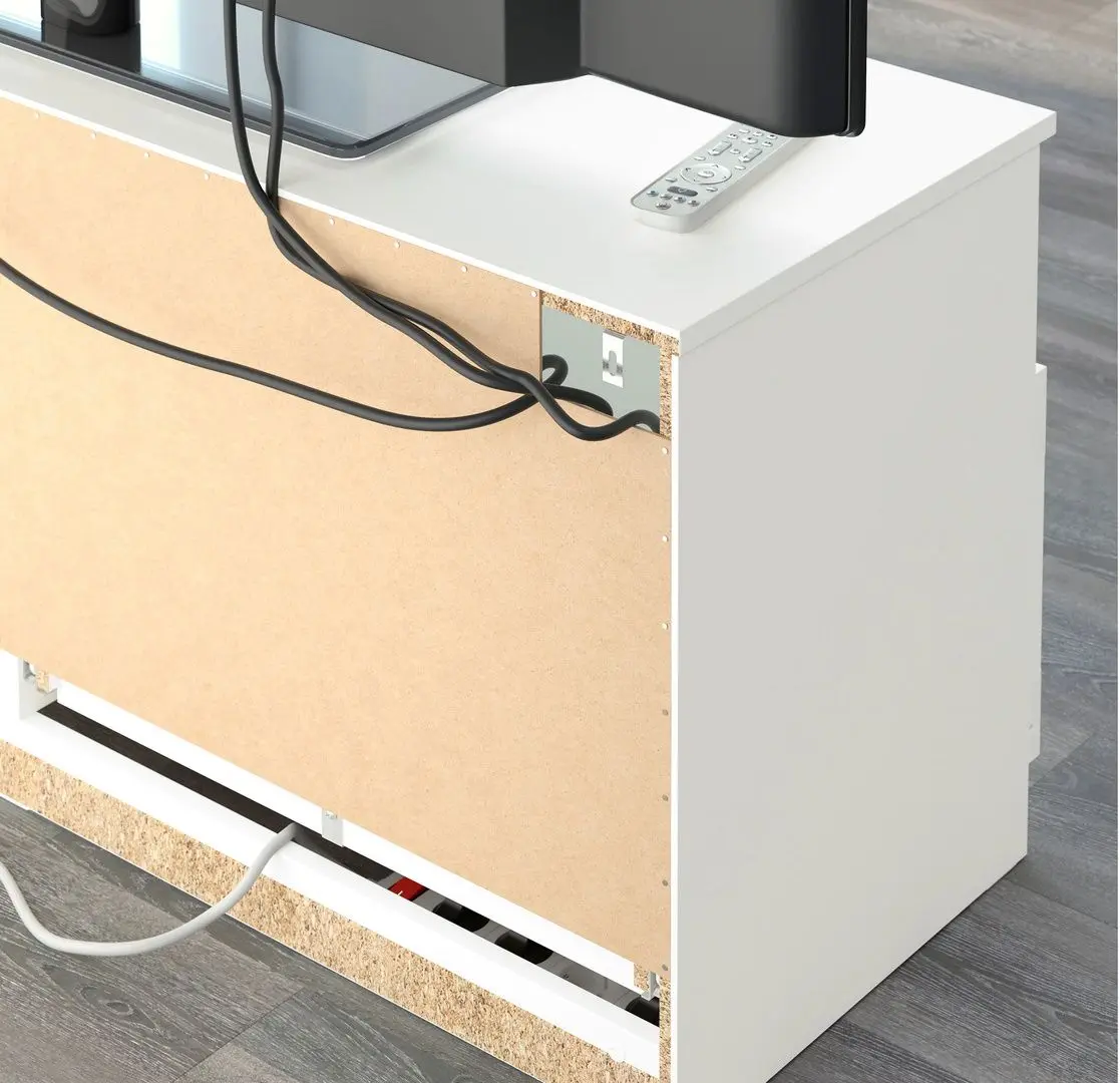 Living Ikea Brimnes cu sticla 320x41x190cm (Alb)