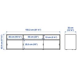 Living Ikea Havsta 215x32x96 (Gri) Thumb