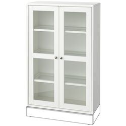 Living Ikea Havsta usi sticla 241x47x212 (Alb) Thumb