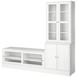 Living Ikea Havsta usi sticla 241x47x212 (Alb) Thumb
