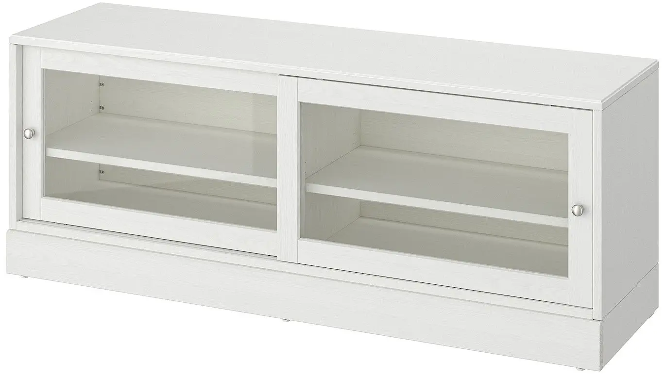 Living Ikea Havsta usi sticla 241x47x212 (Alb)