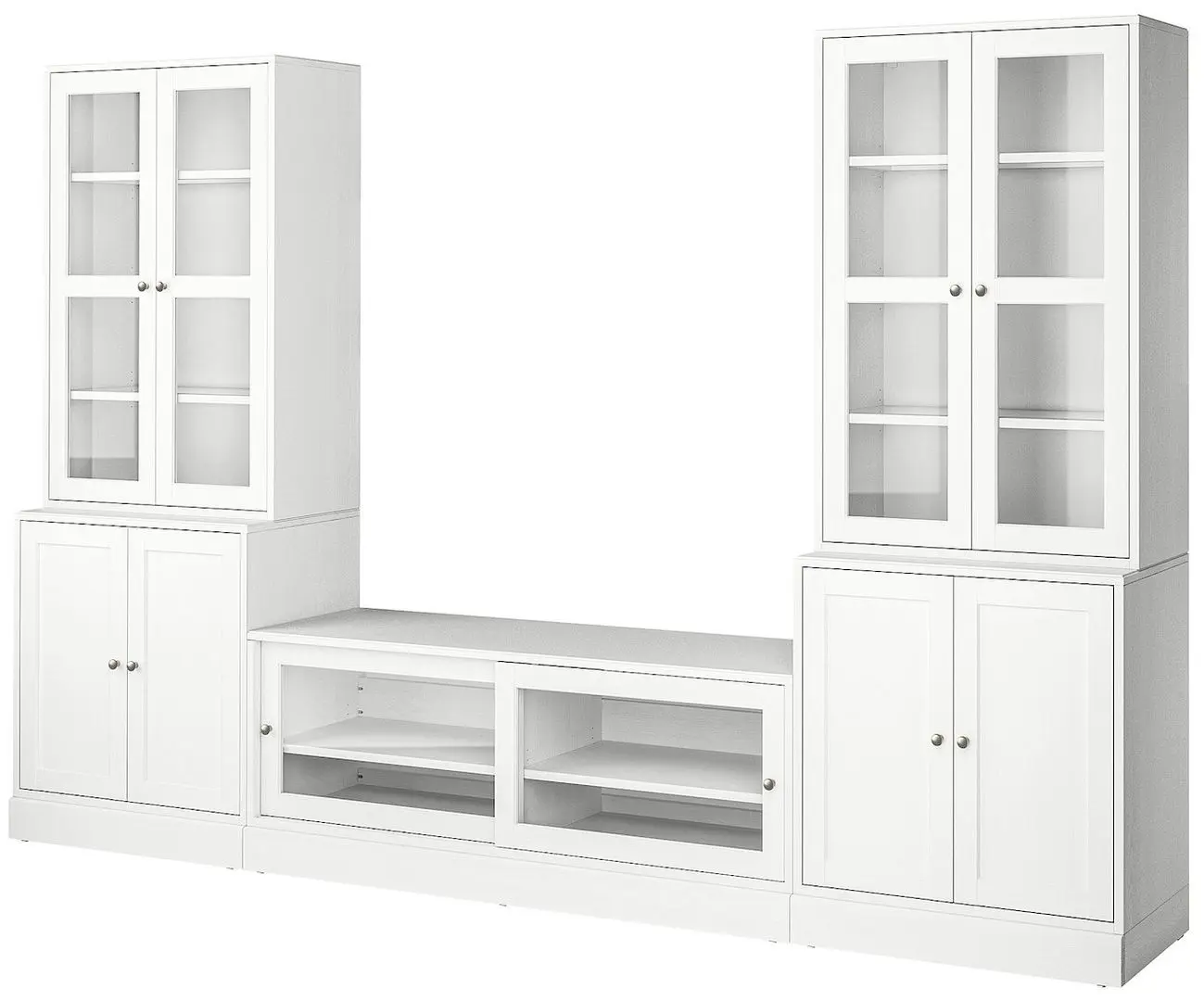 Living Ikea Havsta usi sticla 322x47x212 (Alb)