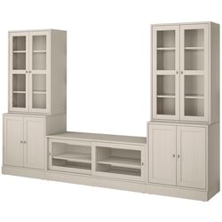 Living Ikea Havsta usi sticla 322x47x212 (Gri-bej) Thumb