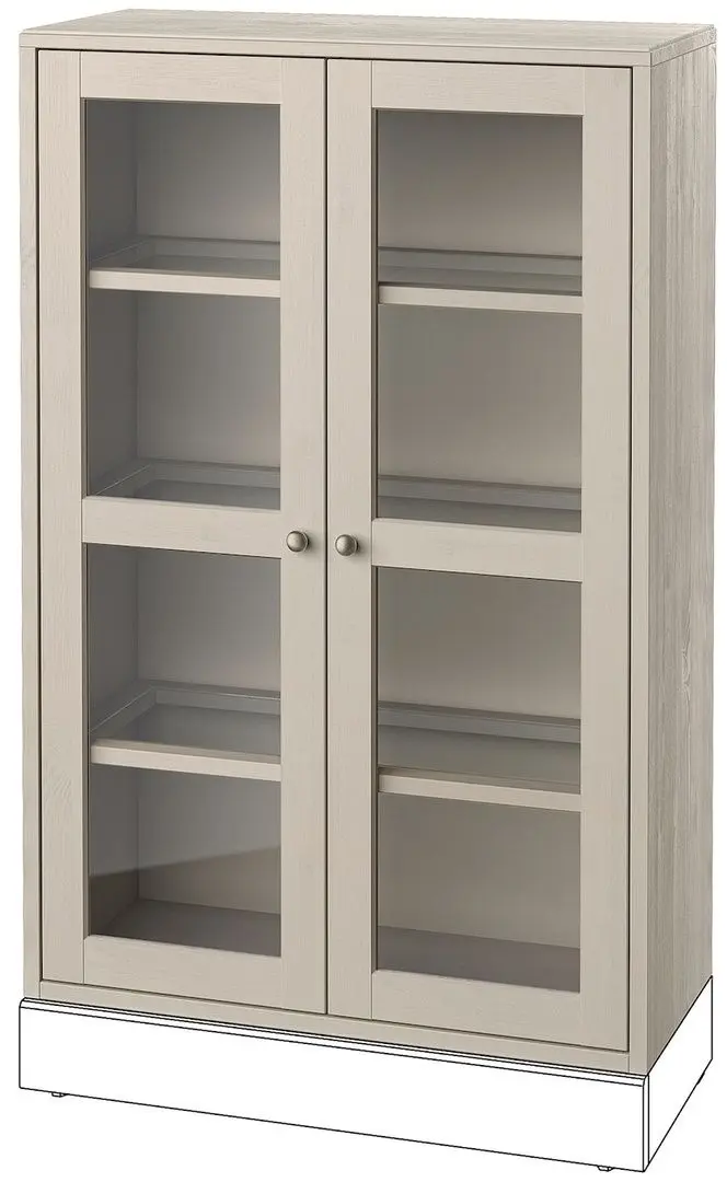 Living Ikea Havsta usi sticla 322x47x212 (Gri-bej)