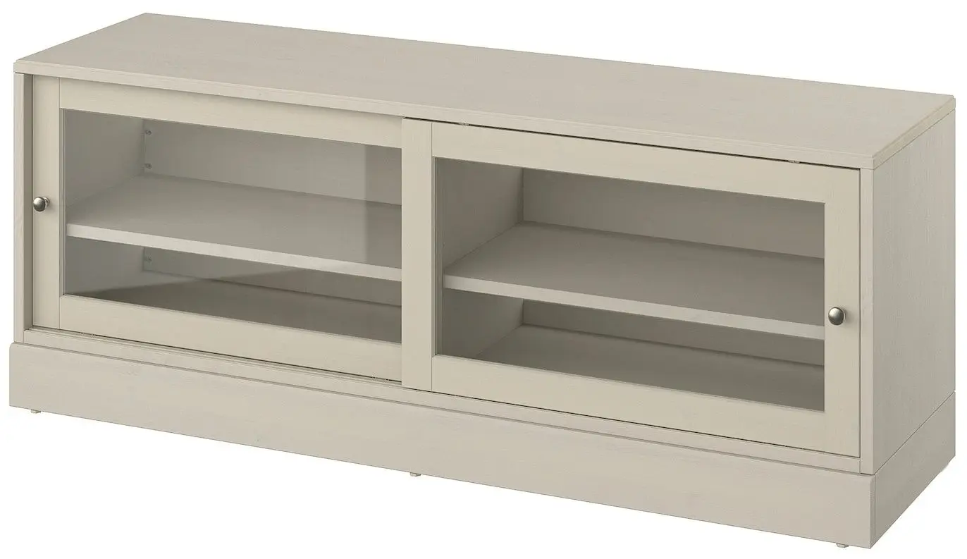 Living Ikea Havsta usi sticla 322x47x212 (Gri-bej)