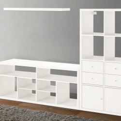 Гостиная Ikea Kallax/Lack 224x39x147 (Белый)