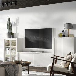 Living Ikea Tonstad usi glisante/sticla 339x37x116 (Alb)