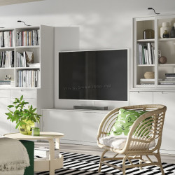 Living Ikea Tonstad usi glisante/sticla 377x47x201 (Alb)