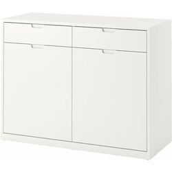 Living Ikea Tonstad usi glisante/sticla 377x47x201 (Alb) Thumb