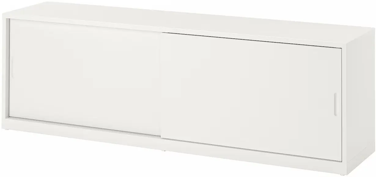 Living Ikea Tonstad usi glisante/sticla 377x47x201 (Alb)