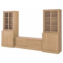 Living Ikea Tonstad frunir/sticla transparenta 342x47x201 (Stejar) Thumb