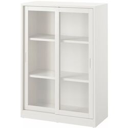Living Ikea Tonstad usi sticla 339x47x201 (Alb) Thumb