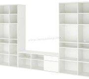 Living Ikea Vihals 337x37x200 (Alb)