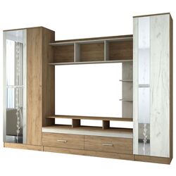 Living Marcel Prod Atlantida RO 2.8m (Craft Oak Golden/Craft Oak White) Thumb