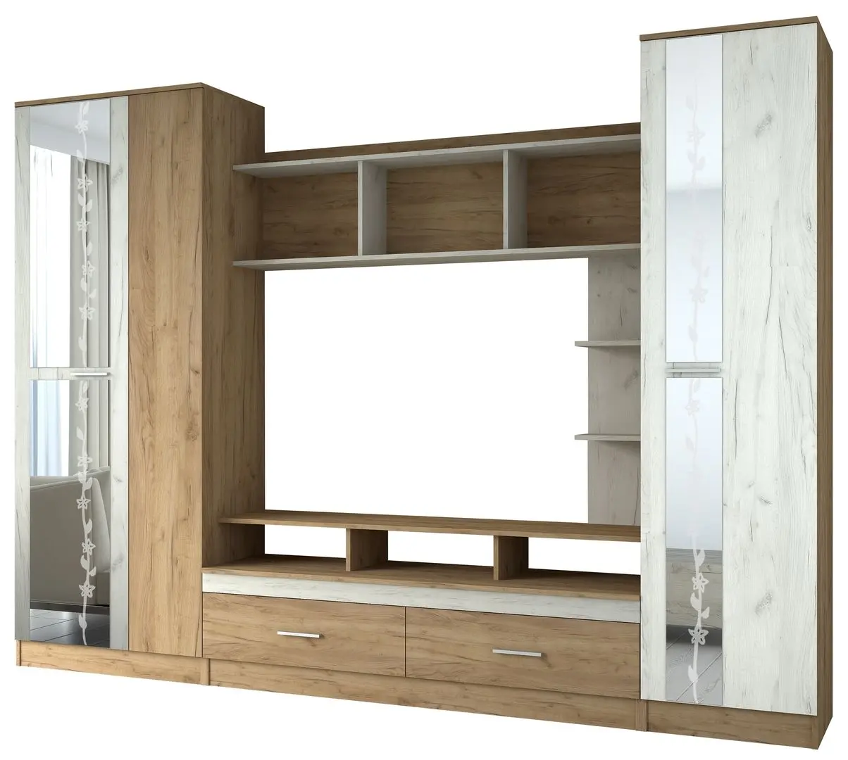 Living Marcel Prod Atlantida RO 2.8m (Craft Oak Golden/Craft Oak White) - 2