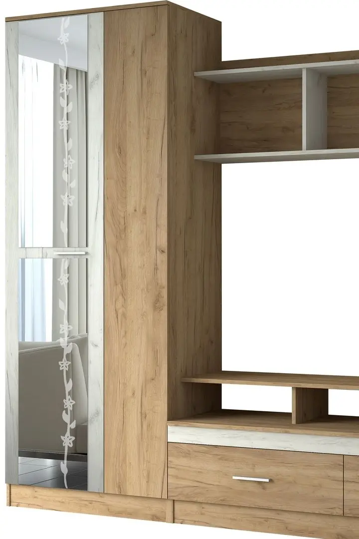 Living Marcel Prod Atlantida RO 2.8m (Craft Oak Golden/Craft Oak White) - 3