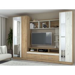 Living Marcel Prod Atlantida RO 2.8m (Craft Oak Golden/Craft Oak White) Thumb