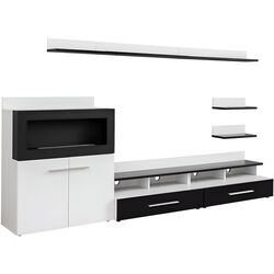 Гостиная Marcel Prod Camino 2.9m (White Gloss/Black Gloss) Thumb