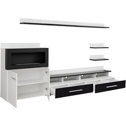 Гостиная Marcel Prod Camino 2.9m (White Gloss/Black Gloss) Thumb