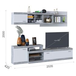 Living Marcel Prod Domino 2.5m (Gray/White) Thumb