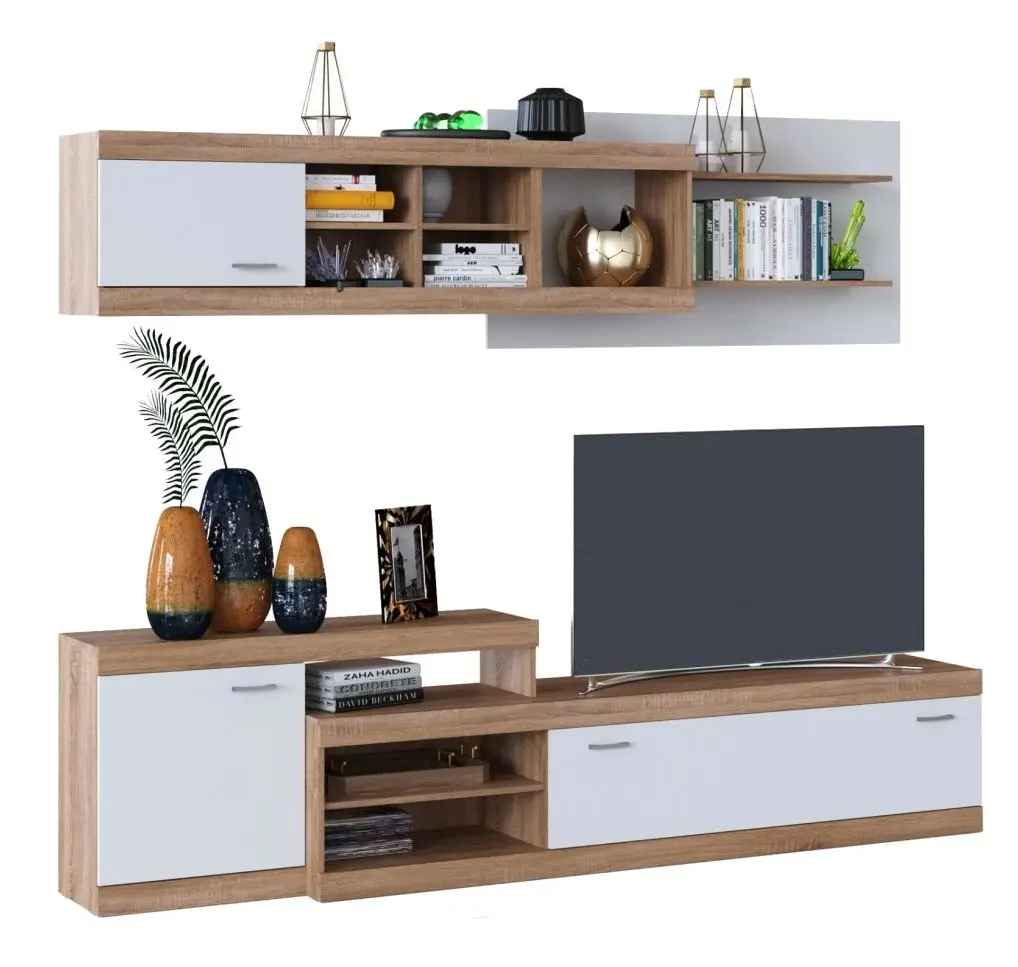 Гостиная Marcel Prod Domino 2.5м (Sonoma Oak/White)