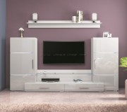 Living Marcel Prod Domino 2.8m (White Gloss/White)