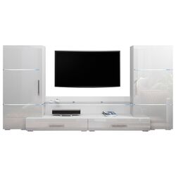 Гостиная Marcel Prod Domino 2.8м (White Gloss/White) Thumb