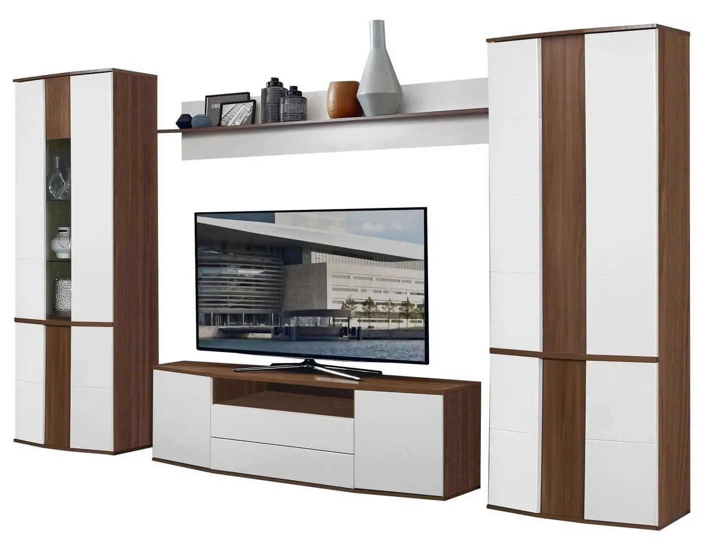 Гостиная Marcel Prod Dona 1 3.3м (White/Ash Shimo Dark)