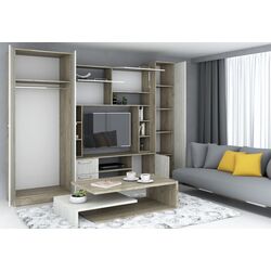 Гостиная Marcel Prod Flora 2.7m (Craft Oak White/Craft Oak Gray) Thumb