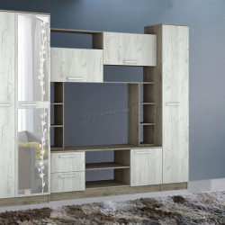 Гостиная Marcel Prod Flora 2.7m (Craft Oak White/Craft Oak Gray)